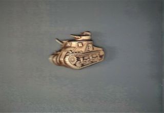 Wwii Us Army Armored Division Massive Tank Corps Plastic Sweetheart Pin