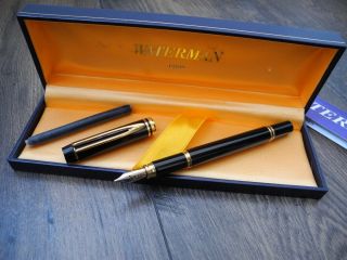 Waterman Le Man 200 Leman 18k Gold F Nib For Left - Handed Persons Fountain Pen