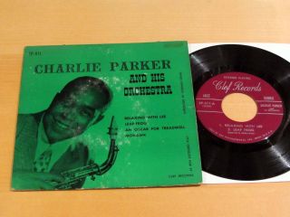 Jazz 45 - Ep Charlie Parker And His Orchestra Clef Ep - 511 Nm -