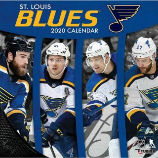 Turner Licensing,  2020 Calendars St Louis Blues Team Wall Calendar With Stapled