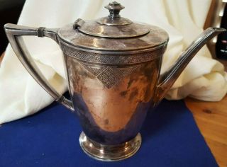 Vintage Oneida Community Made Skyline Coffee Pot In Antique Art Deco