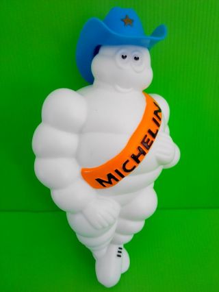 2x 8 " And Hat Limited Vintage Michelin Man Doll Figure Bibendum Advertise