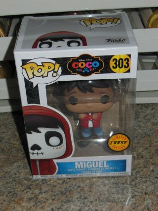 Funko Pop Disney Pixar: Coco: Miguel 303 Chase Limited Edition