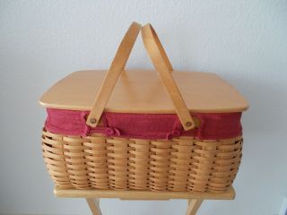 Longaberger Craft Keeper Basket Combo,  Lid - Protector Craftkeeper Hostess Only