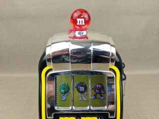 M&M ' s World Slot Machine Chocolate Candy Candies Dispenser Las Vegas Digital 3