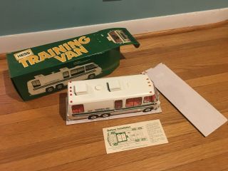 Hess " Training Van " Rare In The Box With Both Inserts Complete