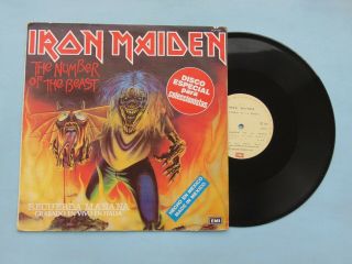 Iron Maiden Mexican Maxi Single The Number Of The Beast Special Collector Edit