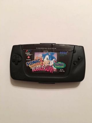 Vintage Sega Game Gear Candy Container Bubble Gum Cards Sonic Hedgehog