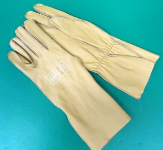 Us Navy Bu Aero Type B - 3a Leather Flying Gloves - Size Large