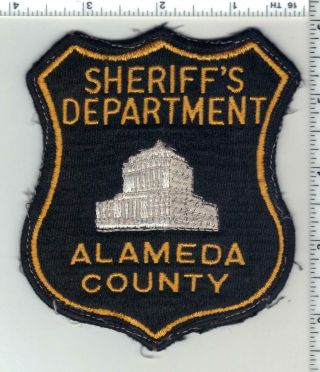 Alameda County Sheriff (california) 1st Issue Uniform Take - Off Shoulder Patch