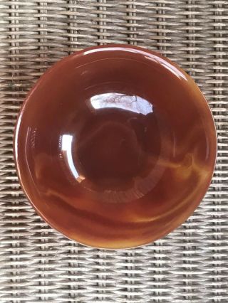 Old Chinese Possibly Qing Dynasty 19th Century Realgar Style Peking Glass Bowl 2