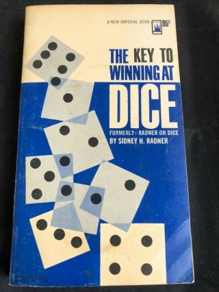 1962 The Key To Winning Dice Cheats Radner Ray Raymond Magician Estate