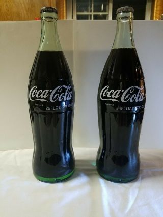 Vintage Acl Coca Cola Coke Bottle 26 Fl Oz.  Collectible Never Opened Early 70 