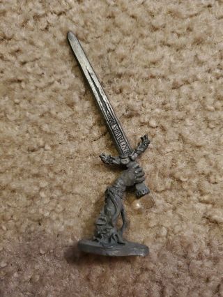 Vtg Gallo Pewter Figurine Fantasy Sword In The Stone King Arthur Excalibur 1987