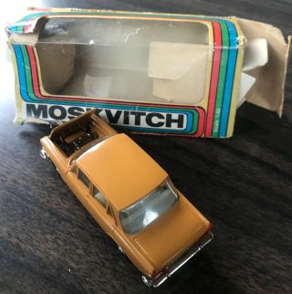 Novoexport 1:43 Moskvitch 408 Soviet Diecast Toy Car Model Ussr Box