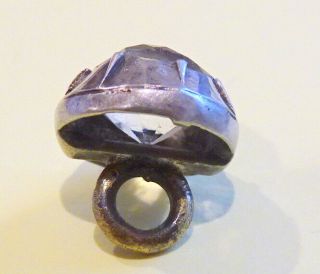 Georgian Silver And Paste Button