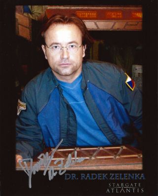 David Nykl (dr.  Zelenka) Stargate Atlantis Autograph