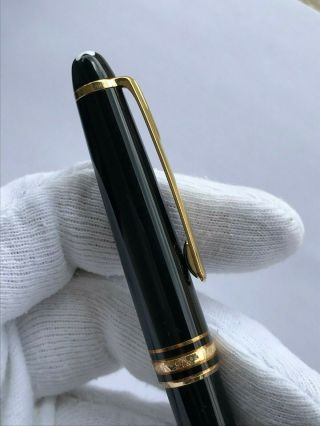 MONTBLANC MEISTERSTUCK PIX ROLLERBALL PEN F BLACK&GOLD PLATED MADE IN GERMANY 3