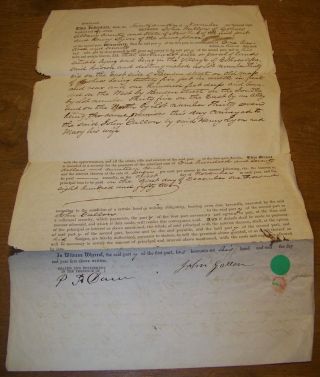 1851 Cohoes Watervliet Ny Land Deed Mortgage Albany County Ny Legal Contract