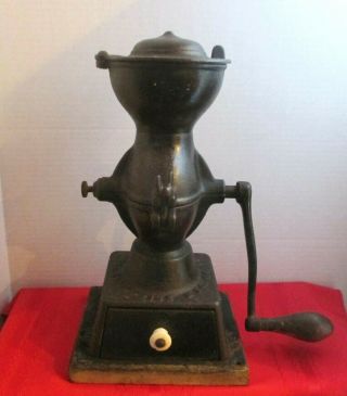 Vintage Enterprise Mfg Co.  Cast Iron Coffee Grinder Philadelphia Usa