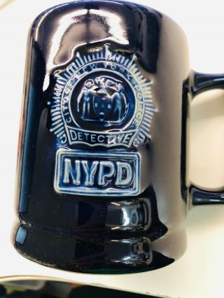 York City Detective 3 - D Mug Badge Jumps Out From Mug Very Rare Last One