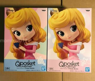 Q Posket Perfumagic Disney Character Princess Aurora Figure 2 Set Qposket Japan