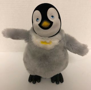 Happy Feet Tap Dancing Mumble Animated Talking 10 " Penguin Thinkway Toys