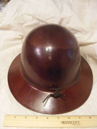 Vintage M.  S.  A.  Skullgard Type K Fiberglass Hard Hat Safety Cap