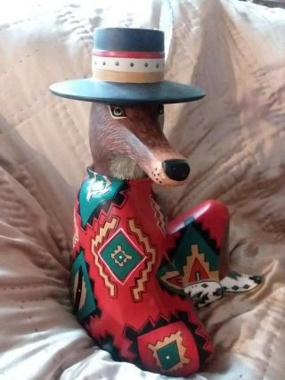 Robert Shields Designs Red Coyote Figure - Large