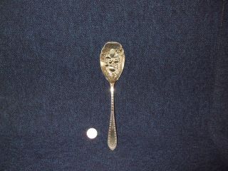 Vintage Silver Plated Serving Spoon - Made In England (sheffield) Potter