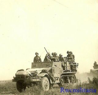 Best Us Troops Riding To Battle In M3 Armored Halftrack (2)