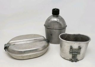 Us Army Wwii - Canteen / Cup / Mess Kit