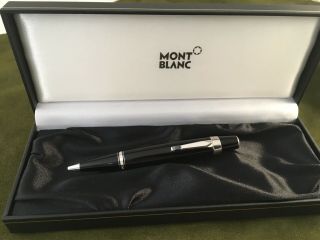 Montblanc Boheme Noir Black & Platinum Plated Trim Ballpoint Pen,  Box & Sleeve