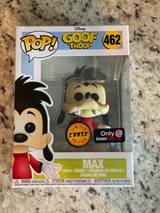 Funko Pop Disney’s Goof Troop Max (chase Limited Edition) 462 Gamestop Exc.