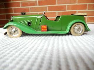 Vintage Tri - Ang Minic Windup Tin Toy Car No Key