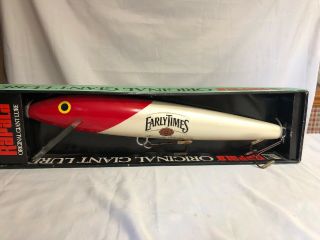 Rapala Giant Fishing Lure 29” Early Times Whisky Finnish Minnow
