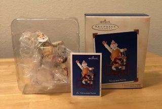 2003 " Toymaker Santa " Hallmark Ornament 4th In Series