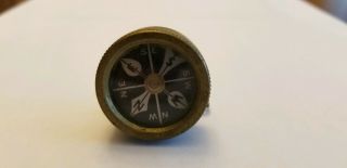 Vintage Marble Arms Pin On Compass