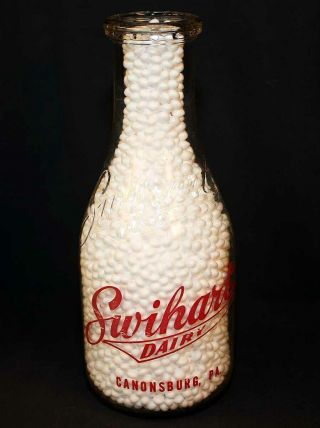 Vintage Swihart Dairy Canonsburg Pa Milk Bottle Milk For Health Beauty Long Life