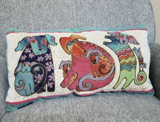 Laurel Burch Tapestry Dog Pillow 12 X 24