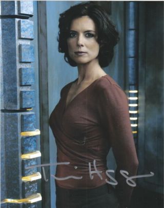 Torri Higginson Stargate Atlantis Dr.  Weir Autograph 3