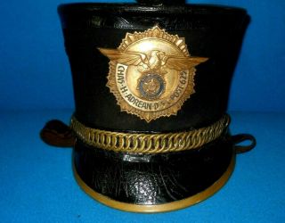 Vintage Early 1900 ' s American Legion Marching Band Hat made by Lilly company 2