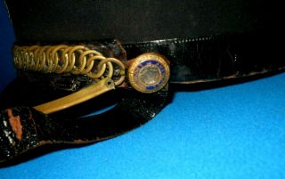 Vintage Early 1900 ' s American Legion Marching Band Hat made by Lilly company 3