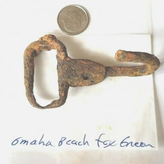Ww2 Mae West Hook Recovered From Fox Green Sector Omaha Beach D - Day