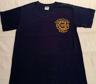 FDNY NYC Fire Department York City T - shirt Sz S Engine 308 Queens 3