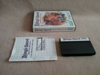 Vintage 1989 SEGA Master System Game King ' s Quest Complete Parker Brothers 3