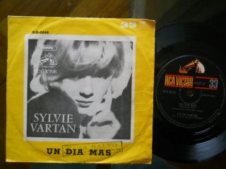Sylvie Vartan 7 " Yo Elegi - Un Dia Mas Argentina Id 58321 Picture Sleeve Rca 644