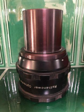 vintage Anamorphic lens Rectimascop 48 / 2x Optical Rathenower Optische Werke 2