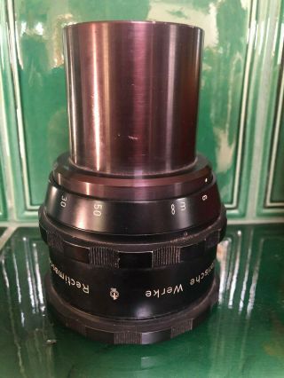 vintage Anamorphic lens Rectimascop 48 / 2x Optical Rathenower Optische Werke 3
