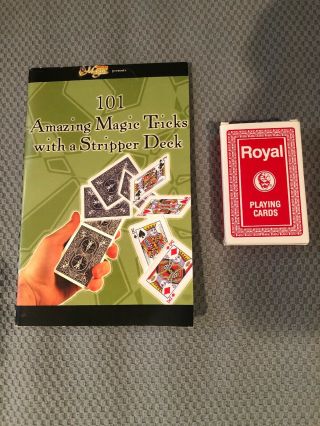 Royal 101 Magic Tricks Book With A Stripper Deck
